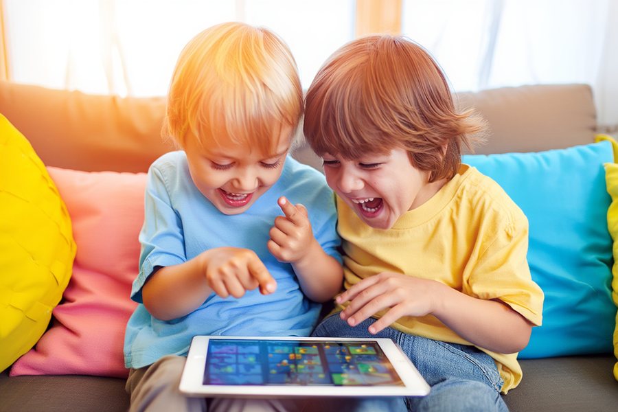 Kids on iPad